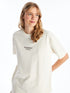 LC Waikiki Crew Neck Printed Short Sleeve Oversized T-Shirt